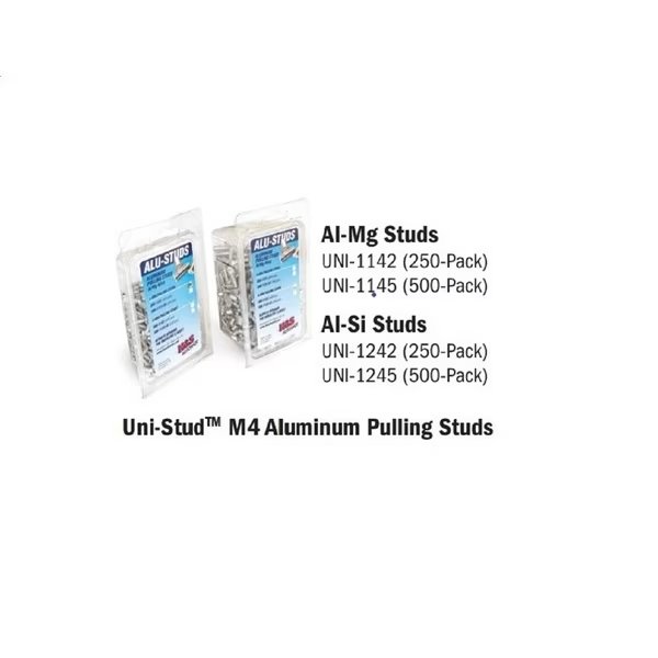 M4 Aluminum Pulling Studs Al-Si 250-Pack, H&S Autoshot, Mfr#: UNI-1242
